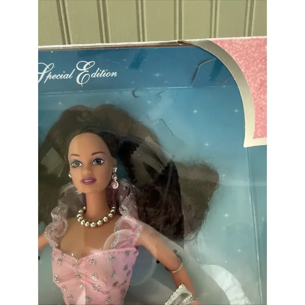 Vtg Mattel Teresa Barbie 35 Anniversary Special Edition Walmart Pink Dress 17617